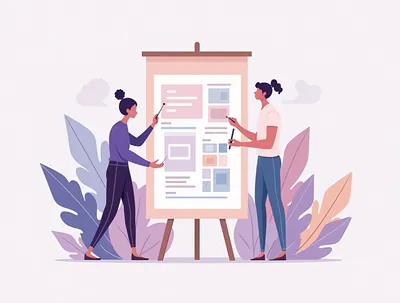 Профессия UX/UI Дизайнер — иллюстрация